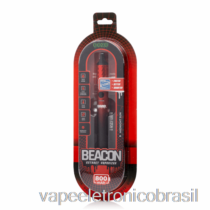 Vape Eletrônico Ooze Beacon Extract Vaporizador Sol Da Meia Noite